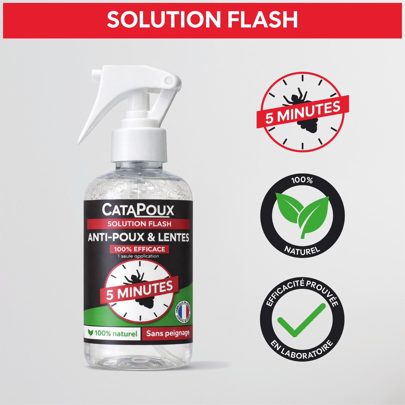 Solution One Shot - Anti poux & lentes