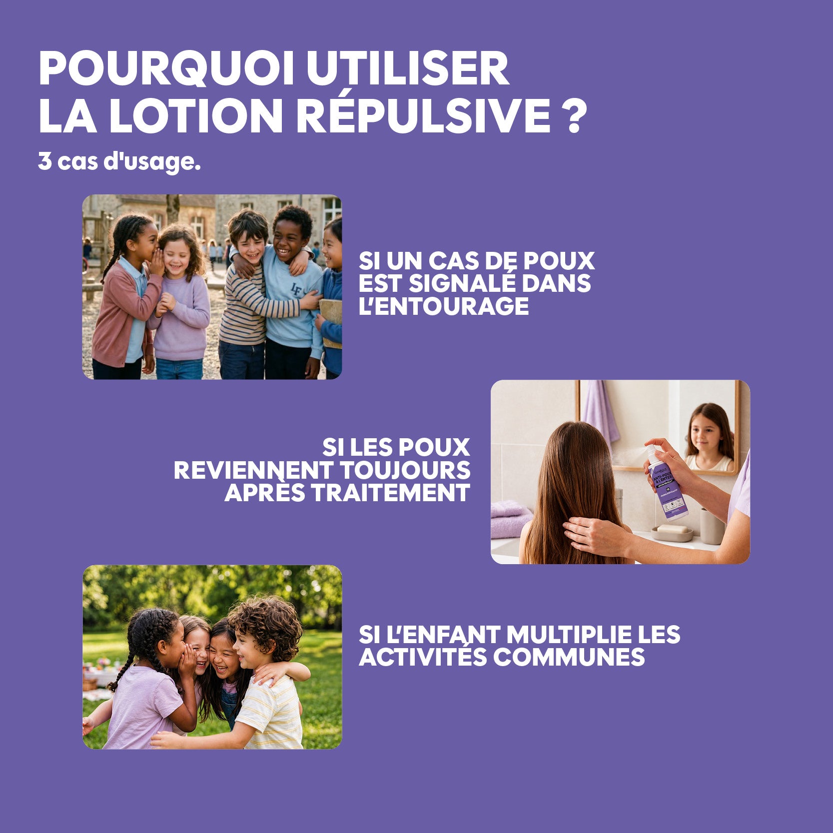 Lotion Répulsive - Anti-Poux & Lentes