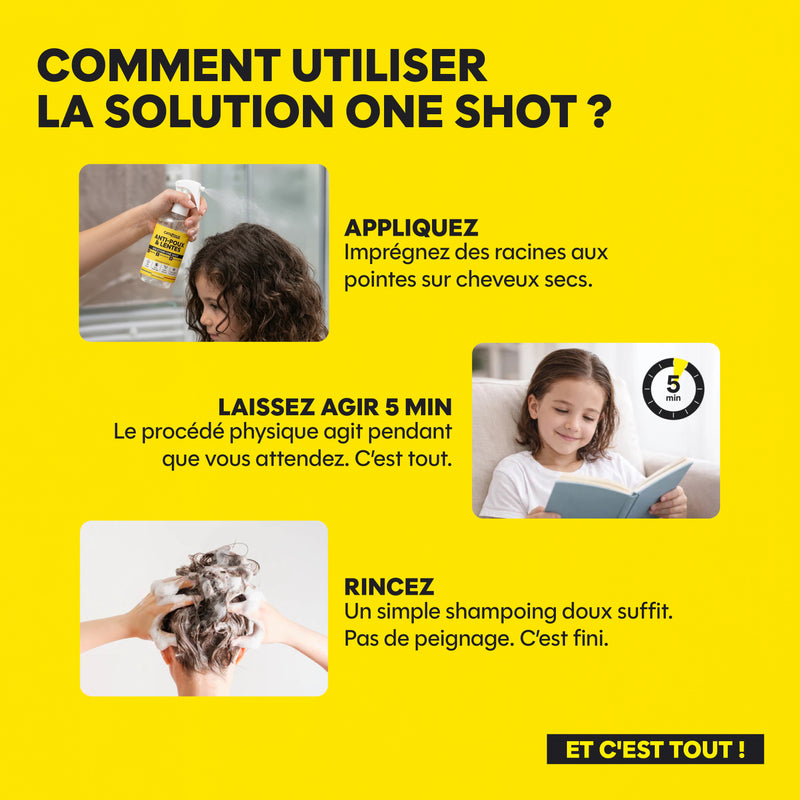 Solution One Shot - Anti poux & lentes